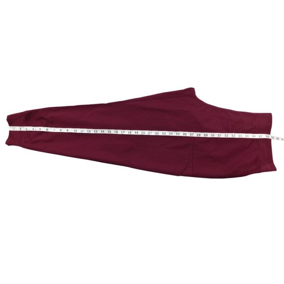 Landau ProFlex Scrub Pants Burgundy / Wine Size M Two-Way Stretch - Picture 3 of 8